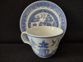 Spode Blue & White Room Teacup Willow Vintage English Transferware (lot 5842)