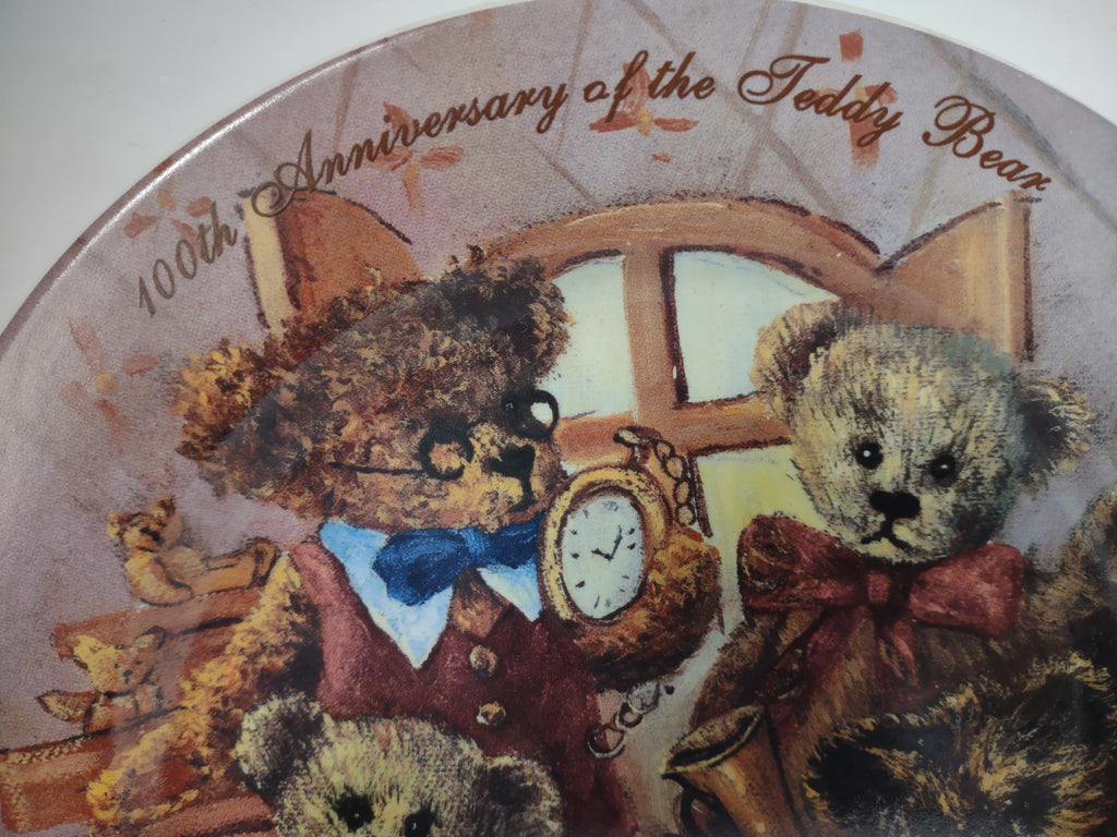 Vintage Wall Plate 100th Anniversary of the Teddy Bear (lot 2788c)