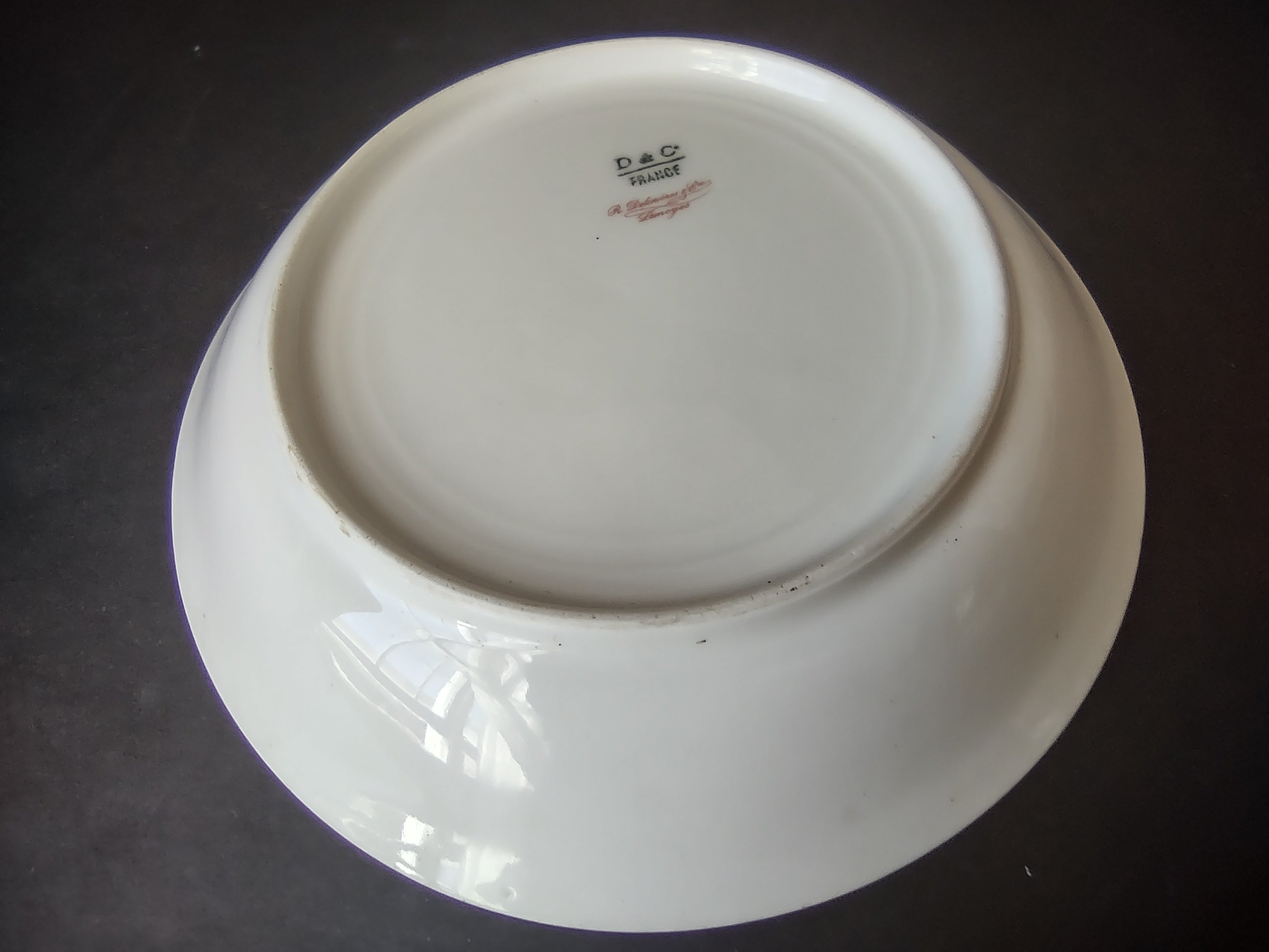 Delinieres Haviland Limoges Small Bowl Gold Black Decor (lot 1074)