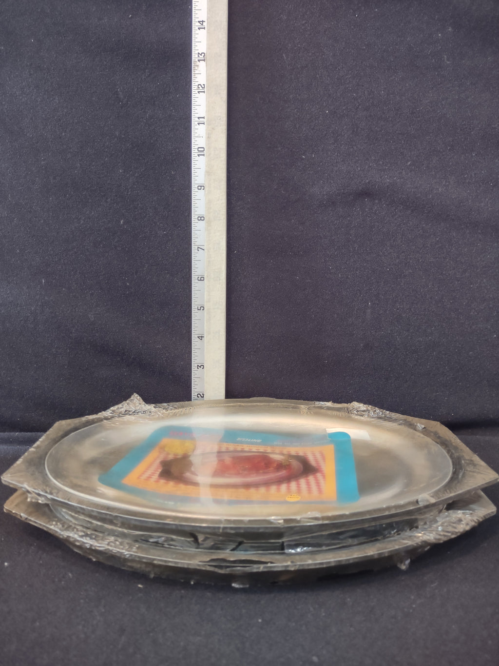 Nordic Ware Aluminum Steak & Fajita Platter Holder Set X 2 (Lot 3067)
