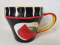 Vintage Disaronno Originale Ceramic Collectible Cup Mug Red Black (lot 2157)