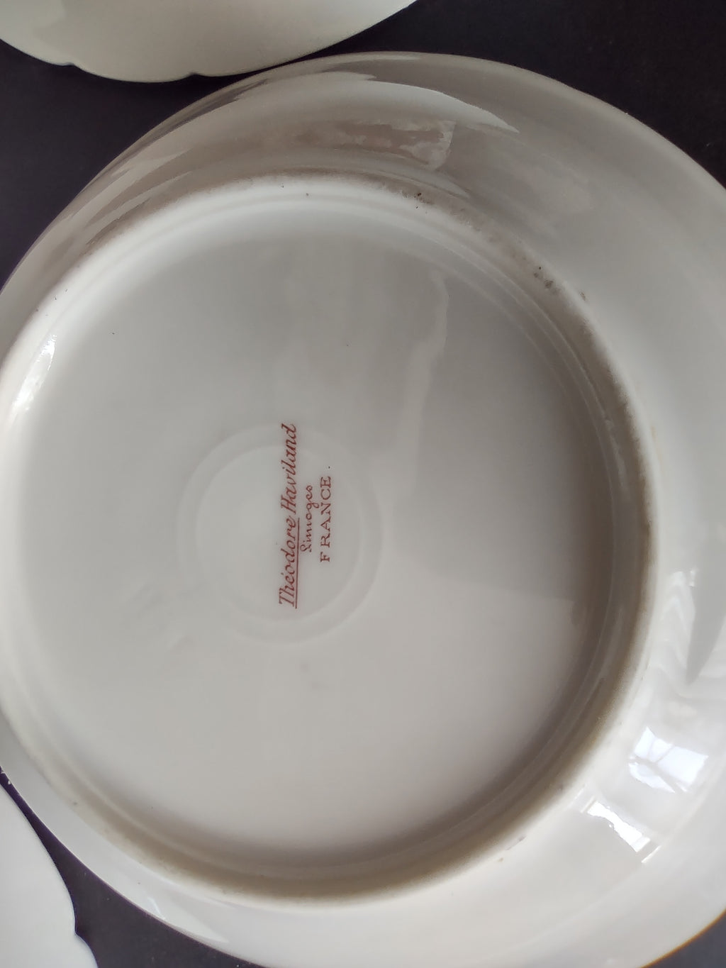 Haviland Limoges 7 x Small Bowl 5" Pink Purple Yellow Rose (lot 839)