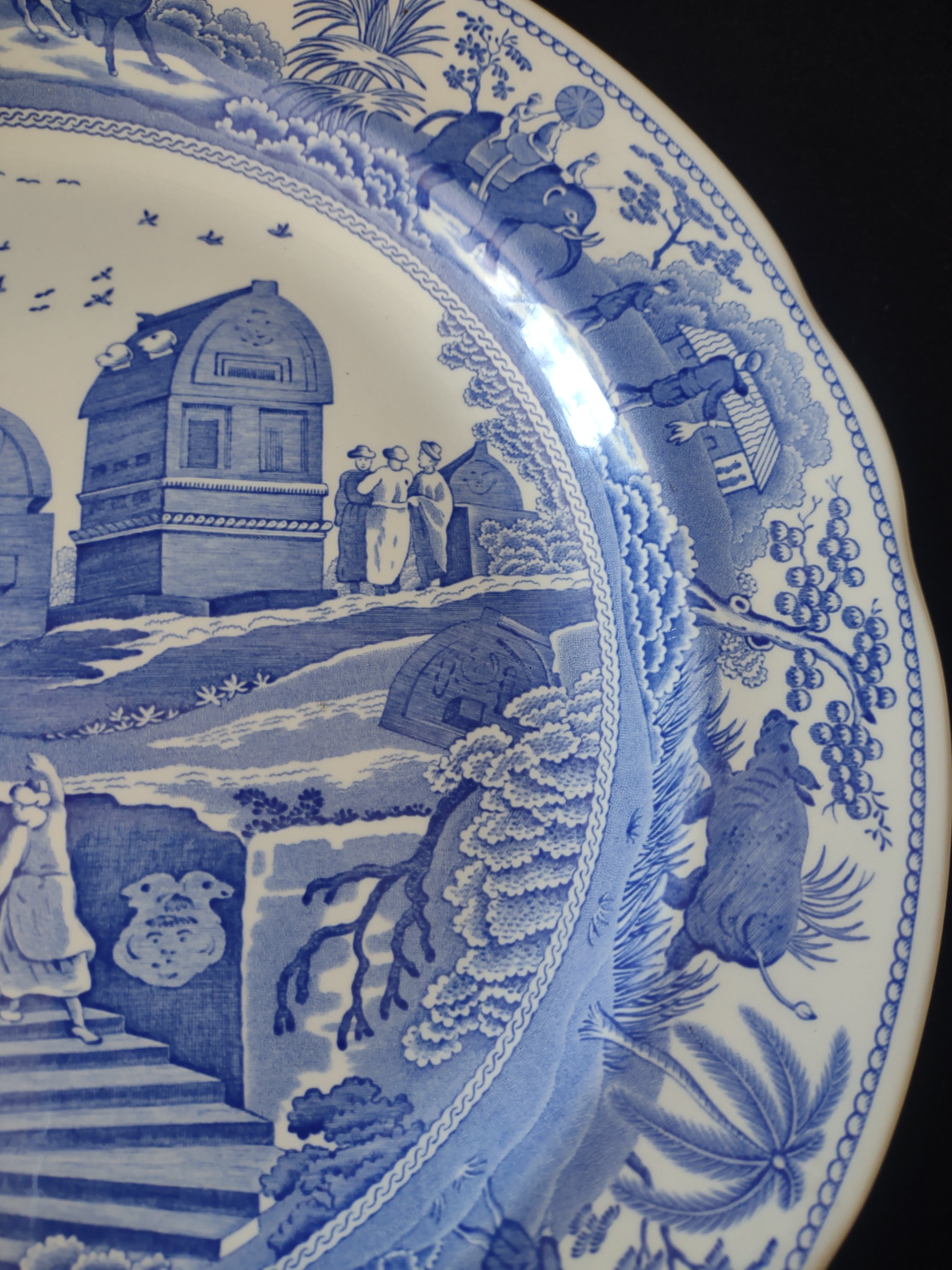Vintage Spode Blue Room Collection Plate Caramanian (Lot 5731)