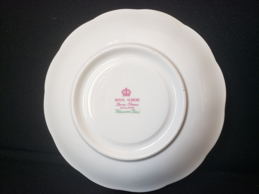 Vintage Royal Albert Bone China Blossom Time Saucer ONLY (lot 2021)