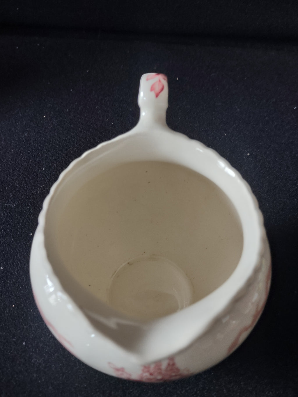 Vintage Johnson Brothers Creamer Open Sugar Bowl Castle On The Lake (Lot 5544)