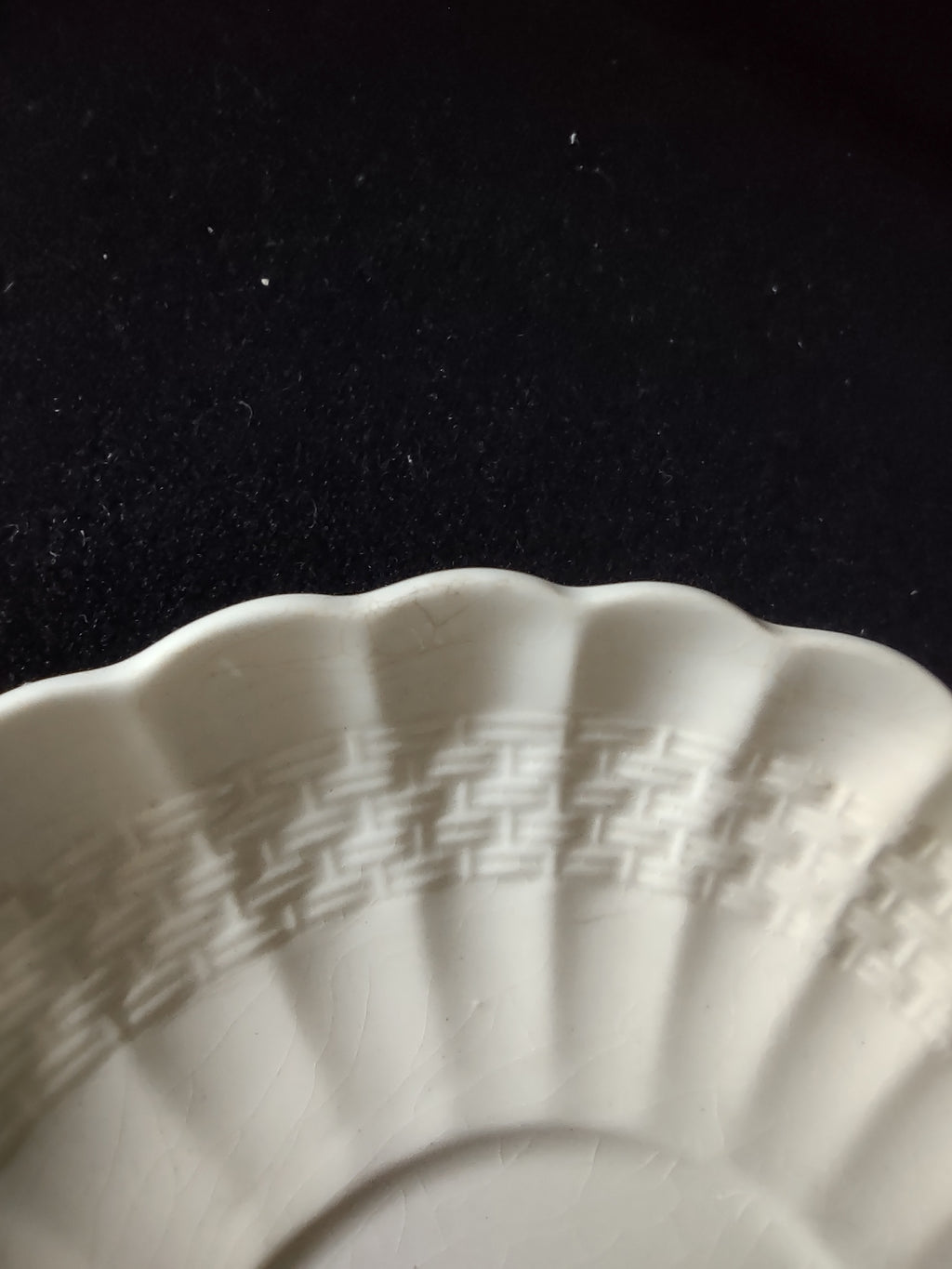 Vintage Copeland Spode Footed Teacup Saucer Chelsea Wicker Earthenware (Lot 5803