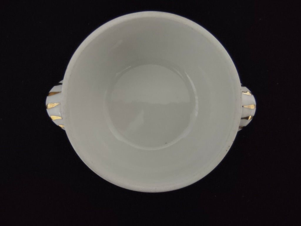 041 Vintage Collectible Pivilite Porcelain French Dish Bowl with Birds