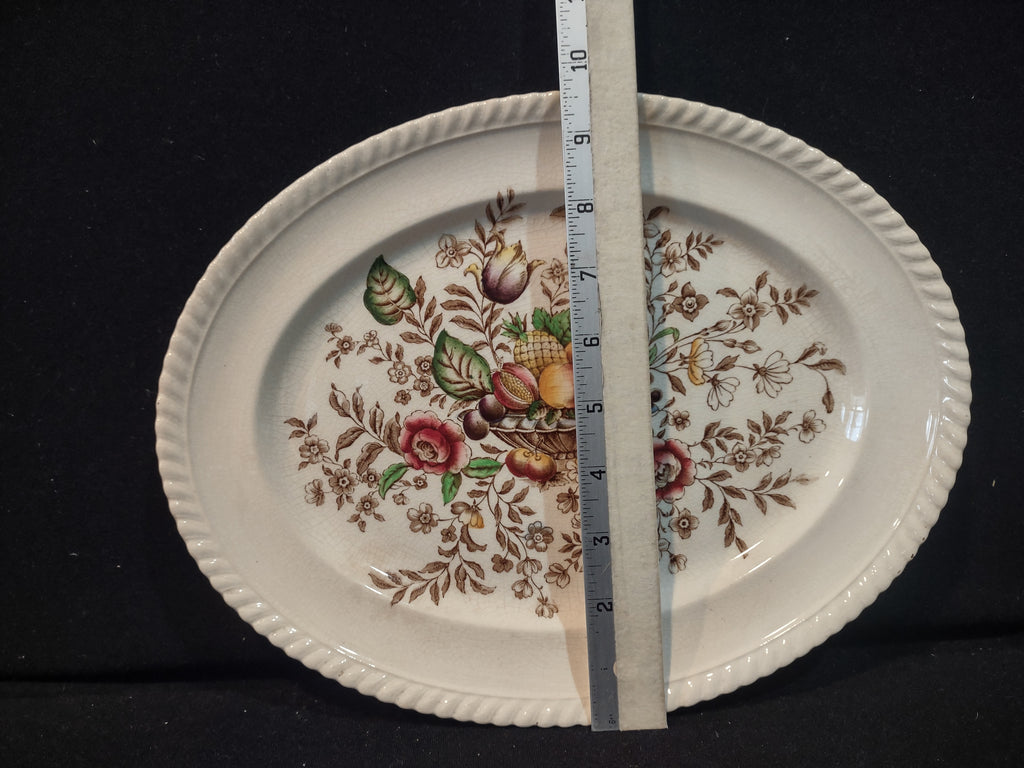 Vintage Johnson Pomona Windsor Ware Serving Platter England Ironstone (lot 5606)