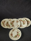 Vintage Johnson Brothers Bread Butter Plate Earthenware Harvest Time X6 (Lot5631