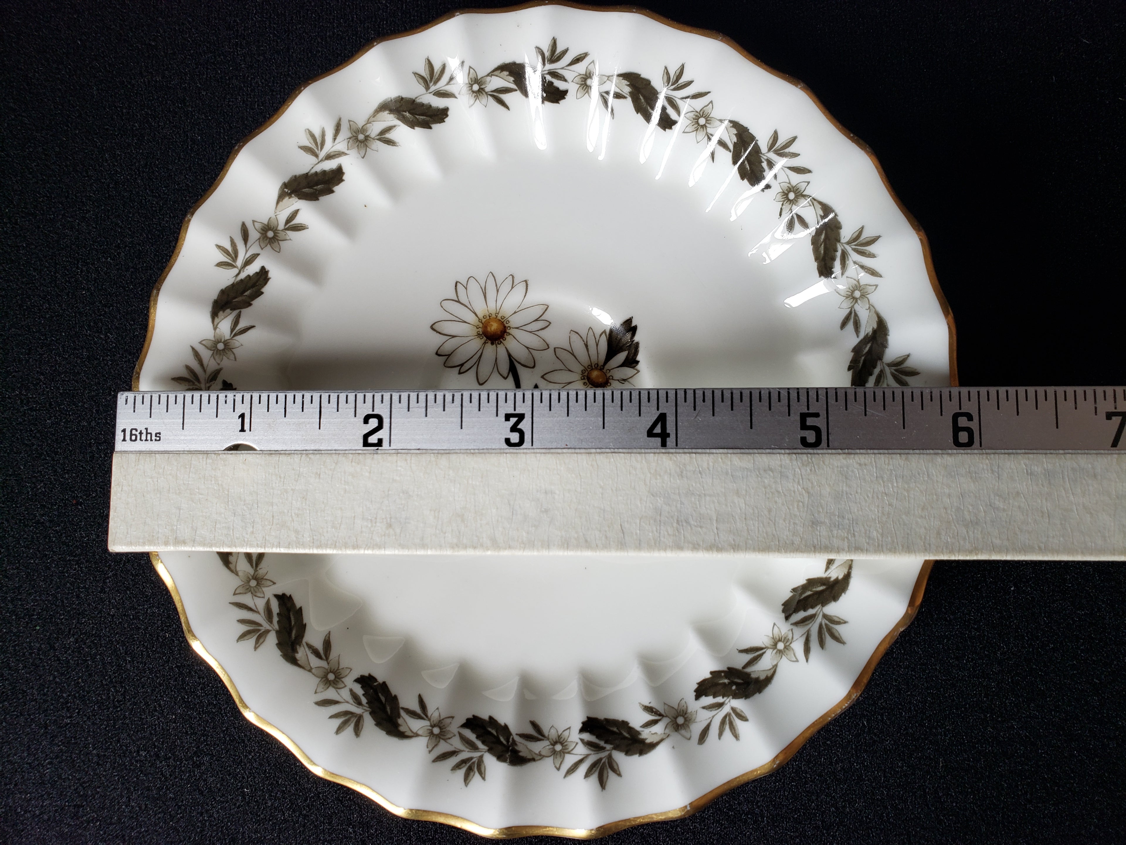 Vintage Royal Worcester Saucer ONLY Engadine 6" (lot 2092)