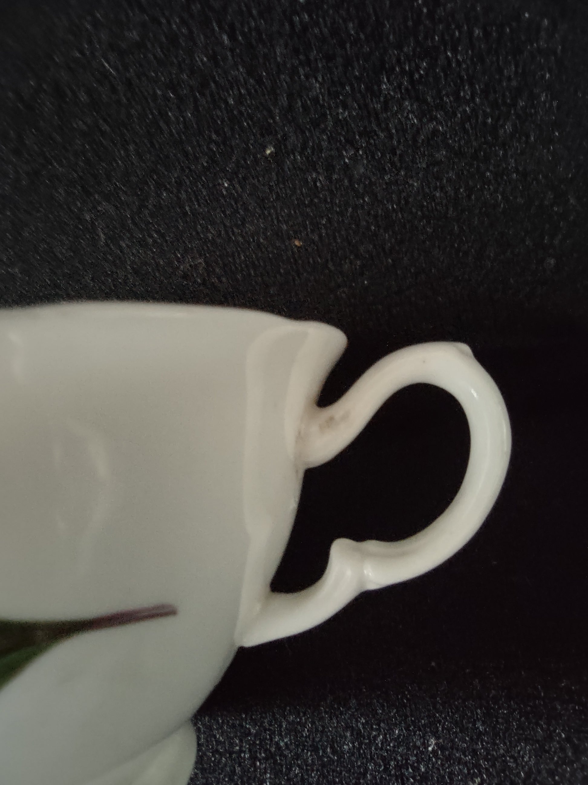 Vintage Minton Meadow Teacup Saucer Bone China Floral Scalloped (Lot 5508)