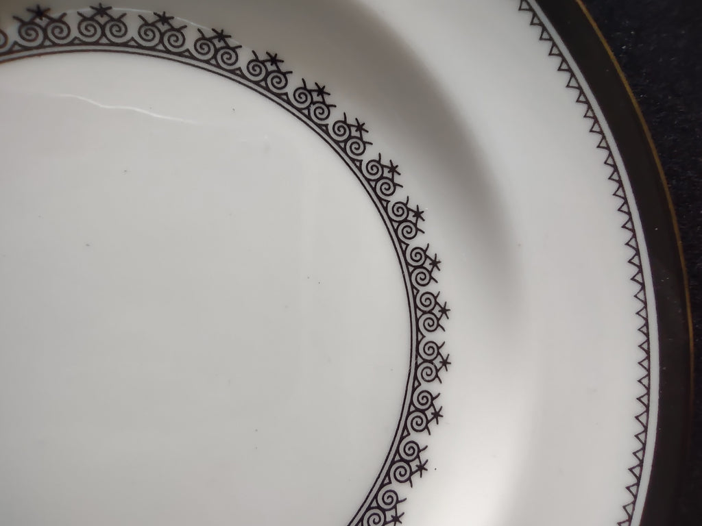 Vintage Spode Bread Butter Plate Bone China Camelot Gold Trim (Lot 5739)