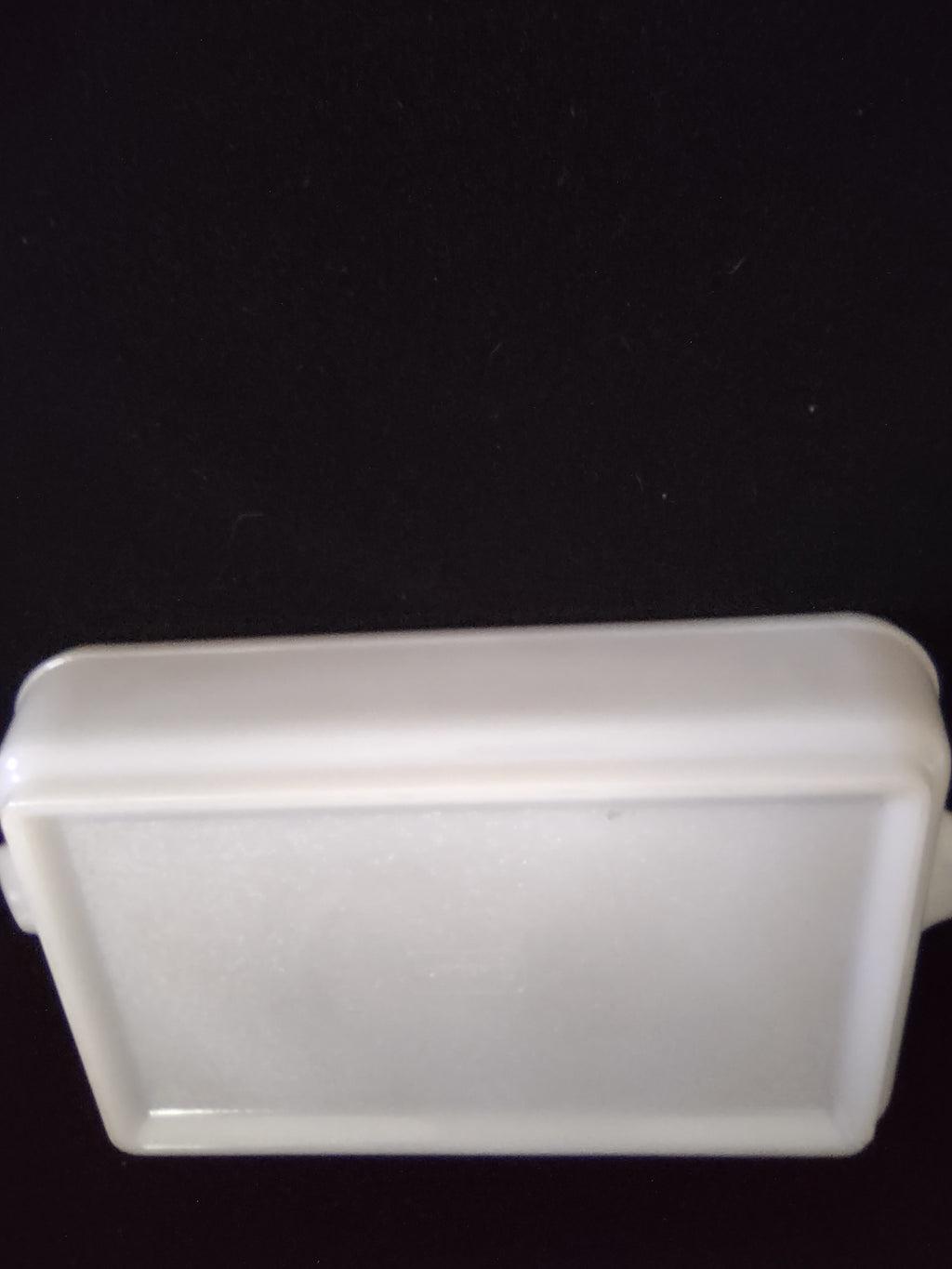 Vintage Glasbake Milk Glass 2 1/2 Qt Casserole Dish Handles (Lot 5519)