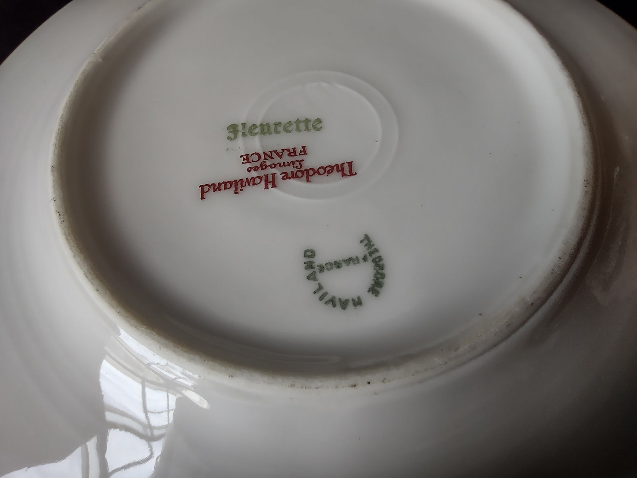 Haviland Limoges Fleurette 7 x Dessert Plate 6-1/2" Floral (lot 809)