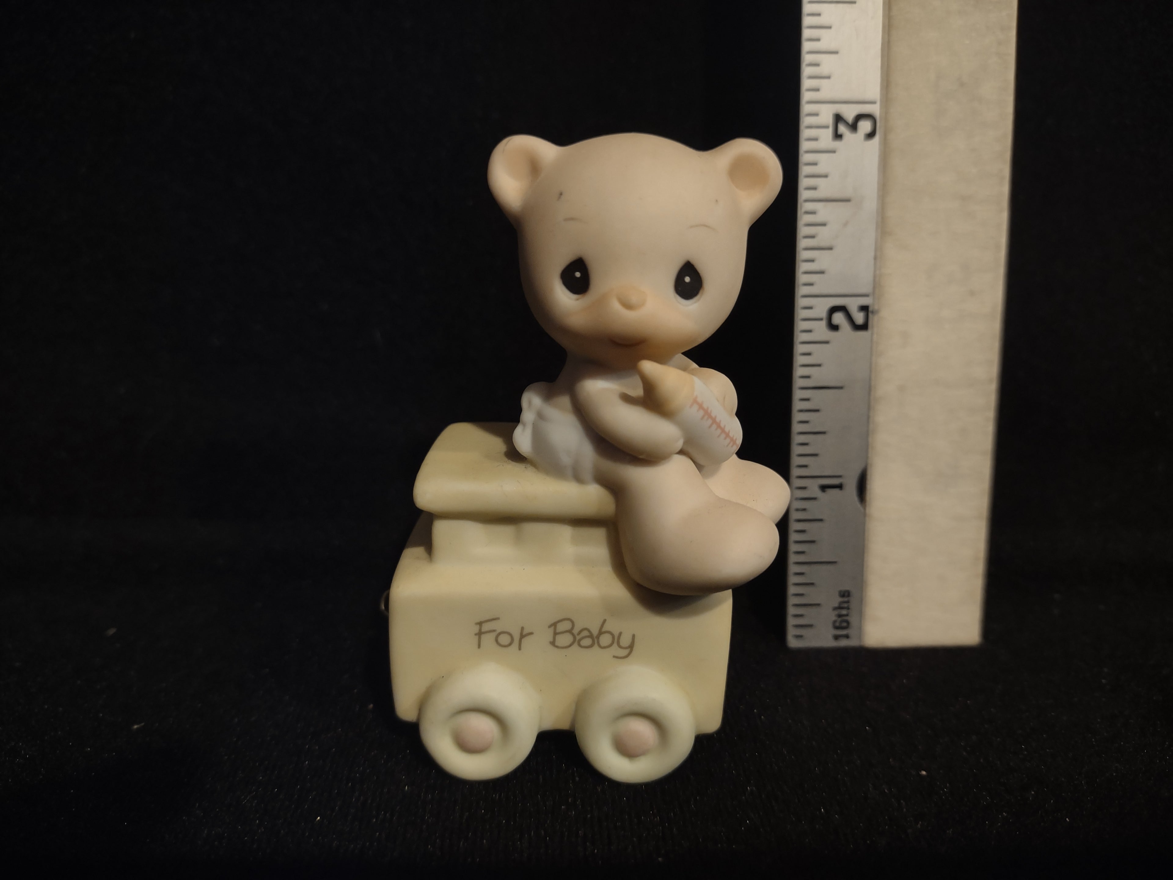 Precious Moments Birthday Train "For Baby" Porcelain (lot 2555c)