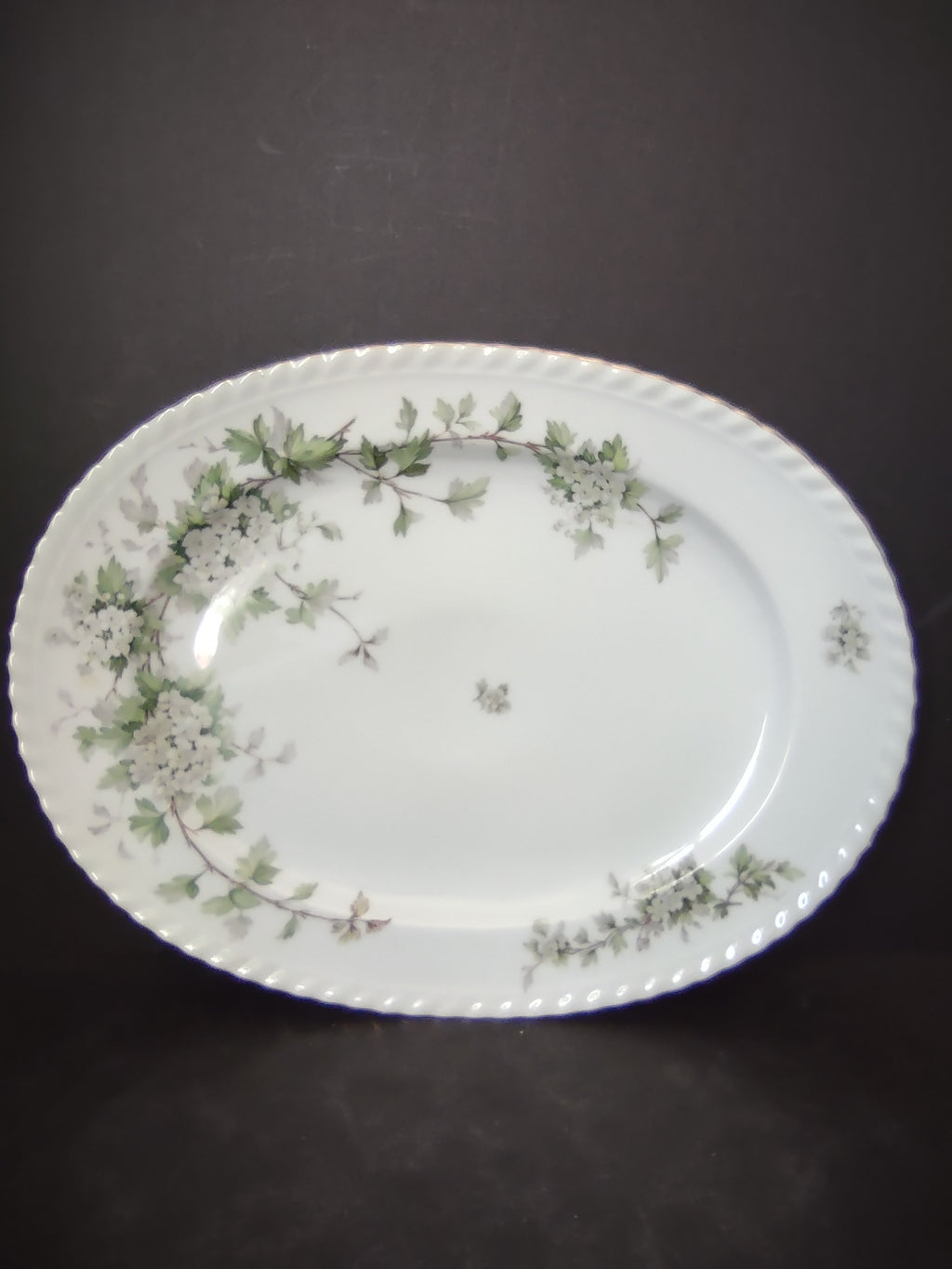 Franconia Krautheim HAWTHORN 13 3/4" Turkey Oval Serving Platter (lot 2611)