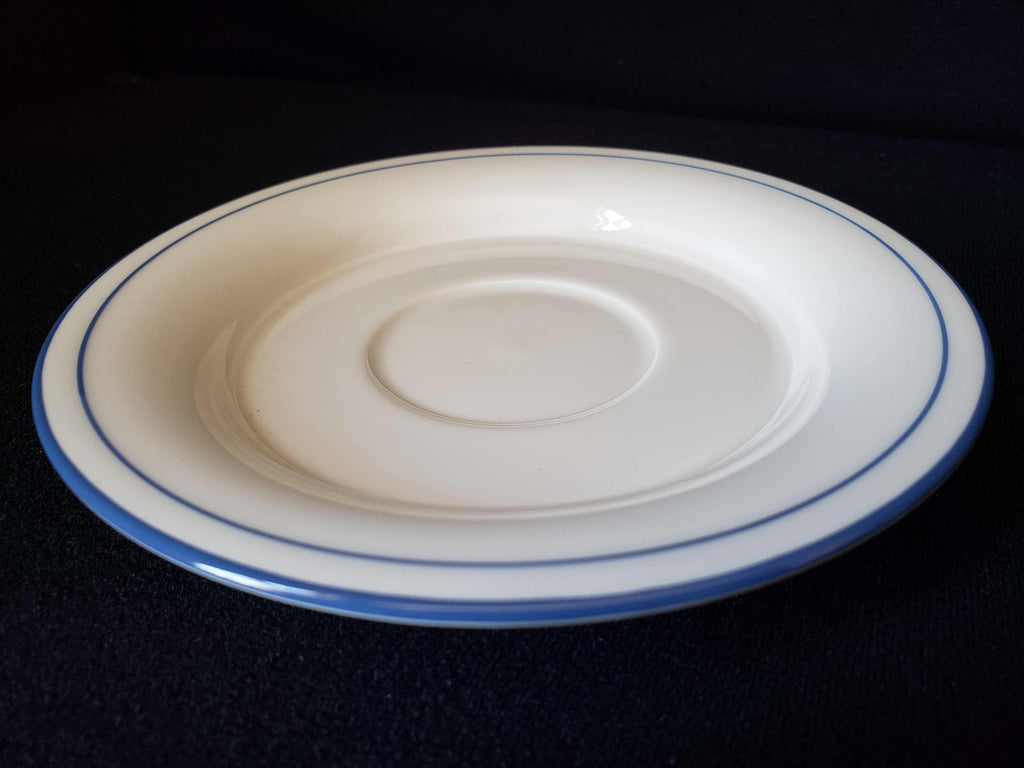Vintage Lenox Chinastone Blue Pattern Saucer ONLY (lot 1917)