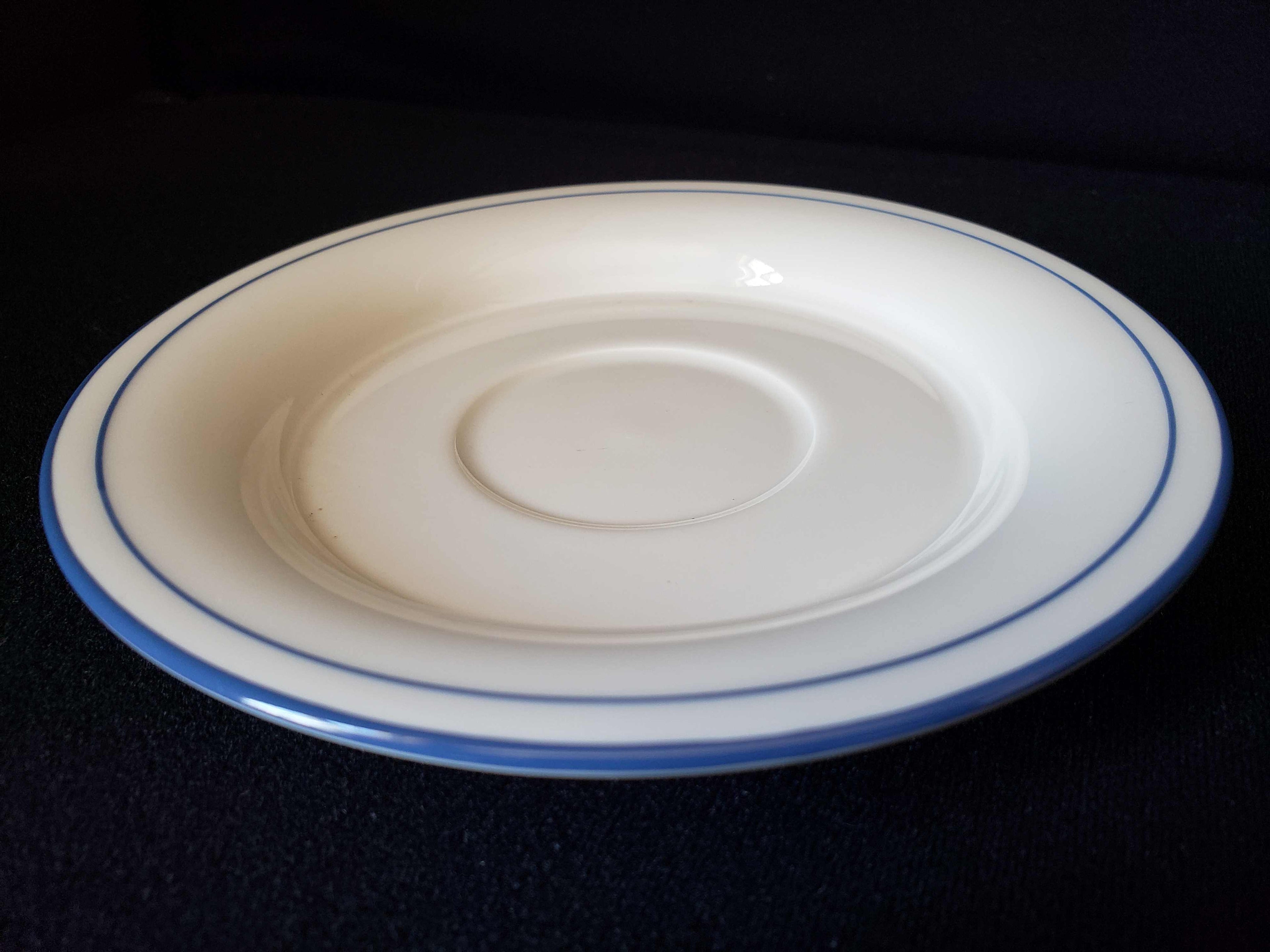 Vintage Lenox Chinastone Blue Pattern Saucer ONLY (lot 1917)