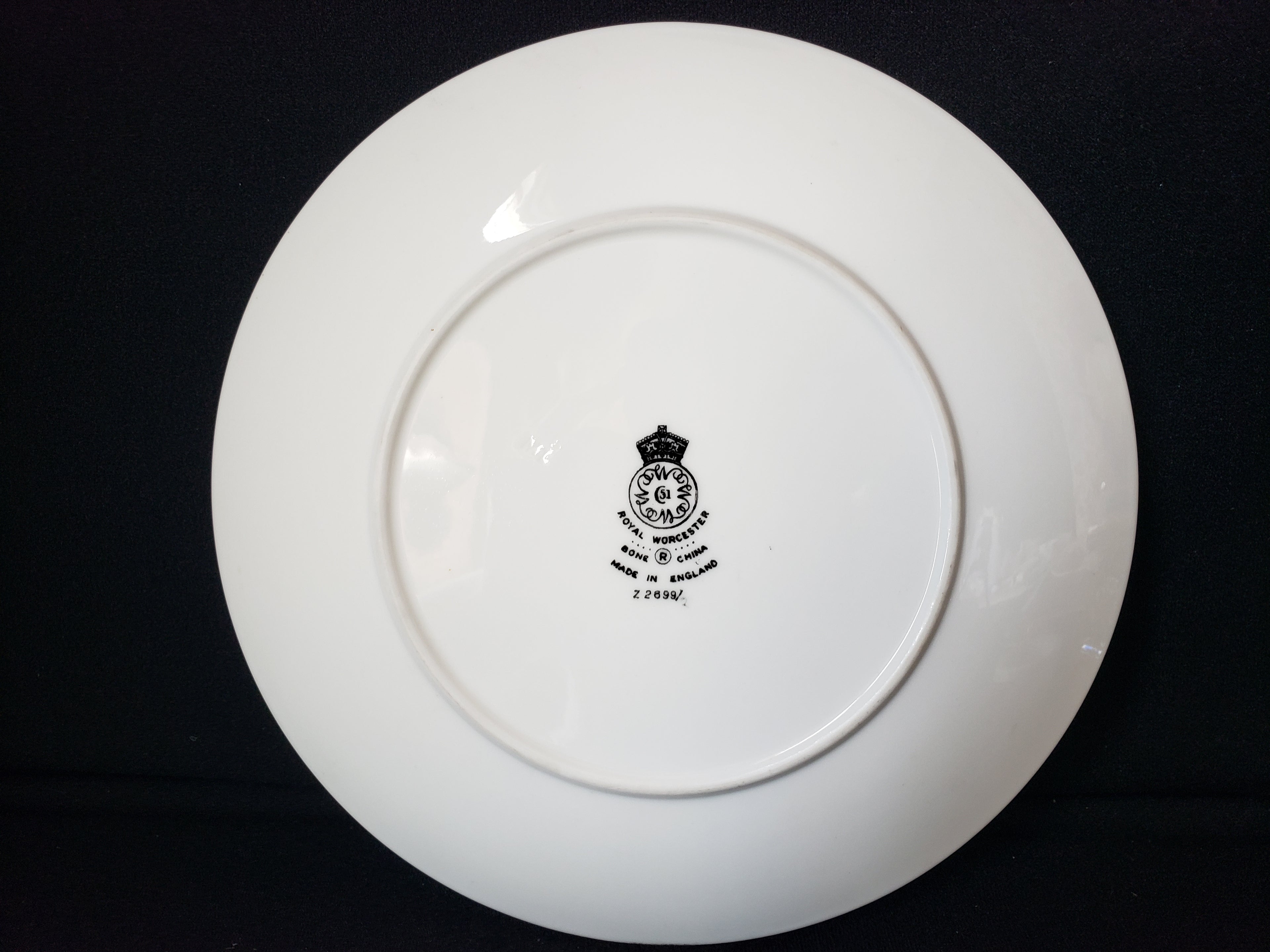Vintage Royal Worcester Mirage Salad or Luncheon Plate 8" (lot 2107)