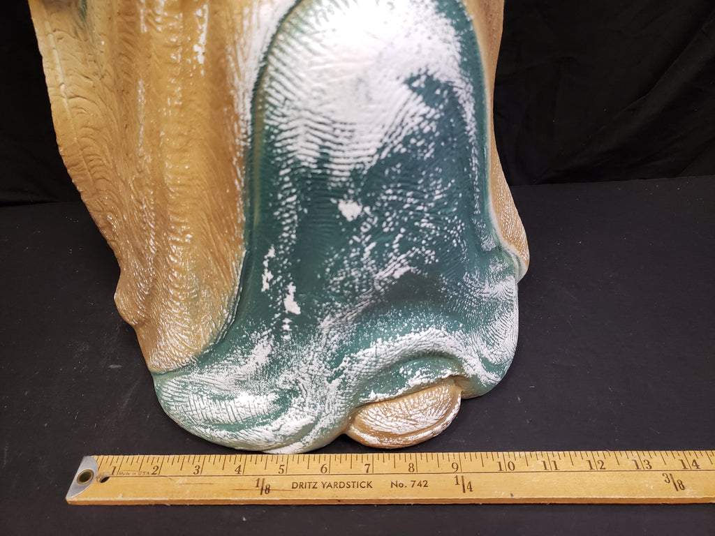 Vintage Christmas Outdoor Green Joseph NO STAFF Blow Mold 27" (lot 2259)