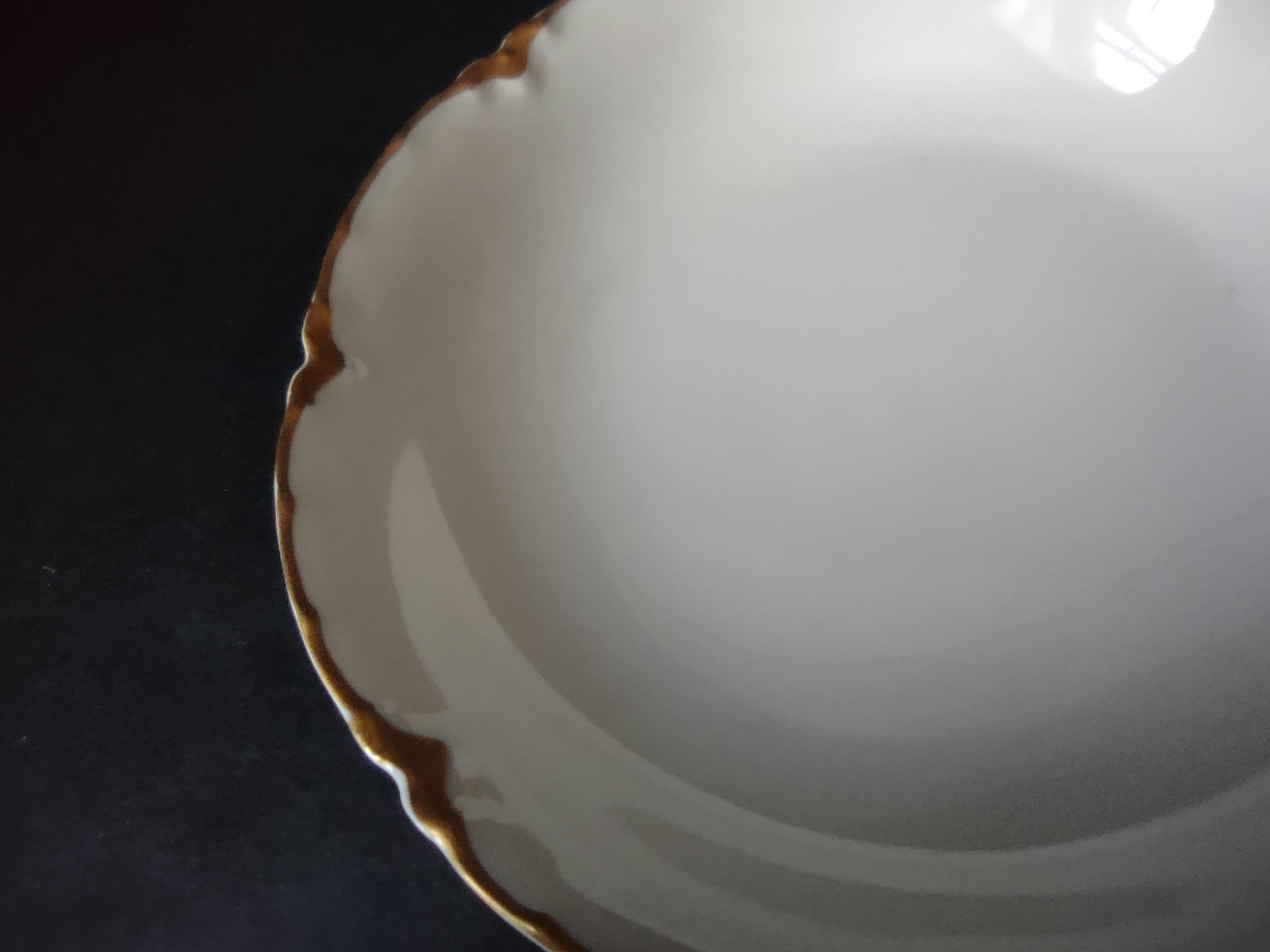 Haviland France Limoges Small Bowl 5" Gold Trim (lot 1007)