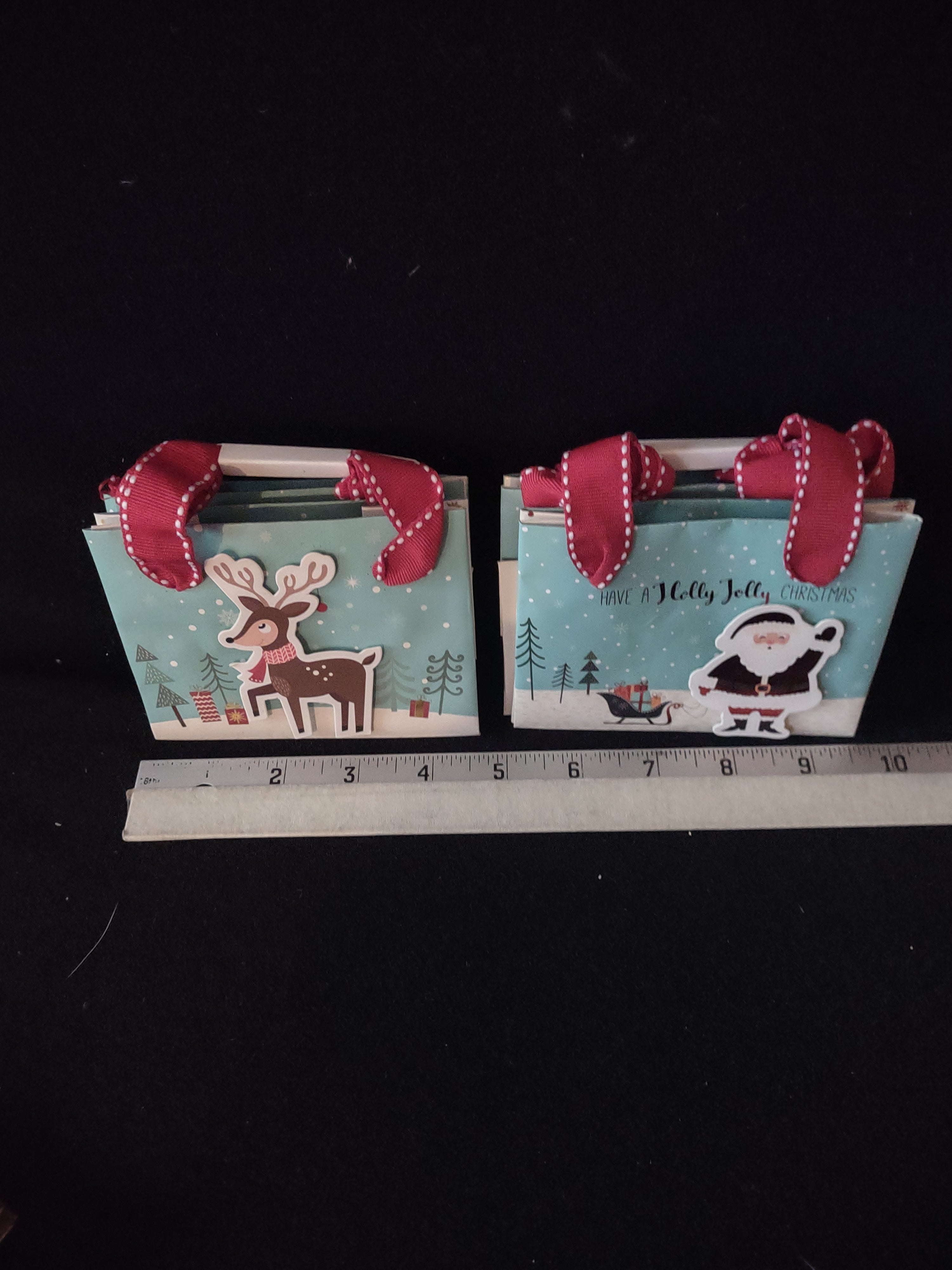 Lot Christmas Gift Bags Gift Card Holders Assorted Sizes Designs (Lot 4595)