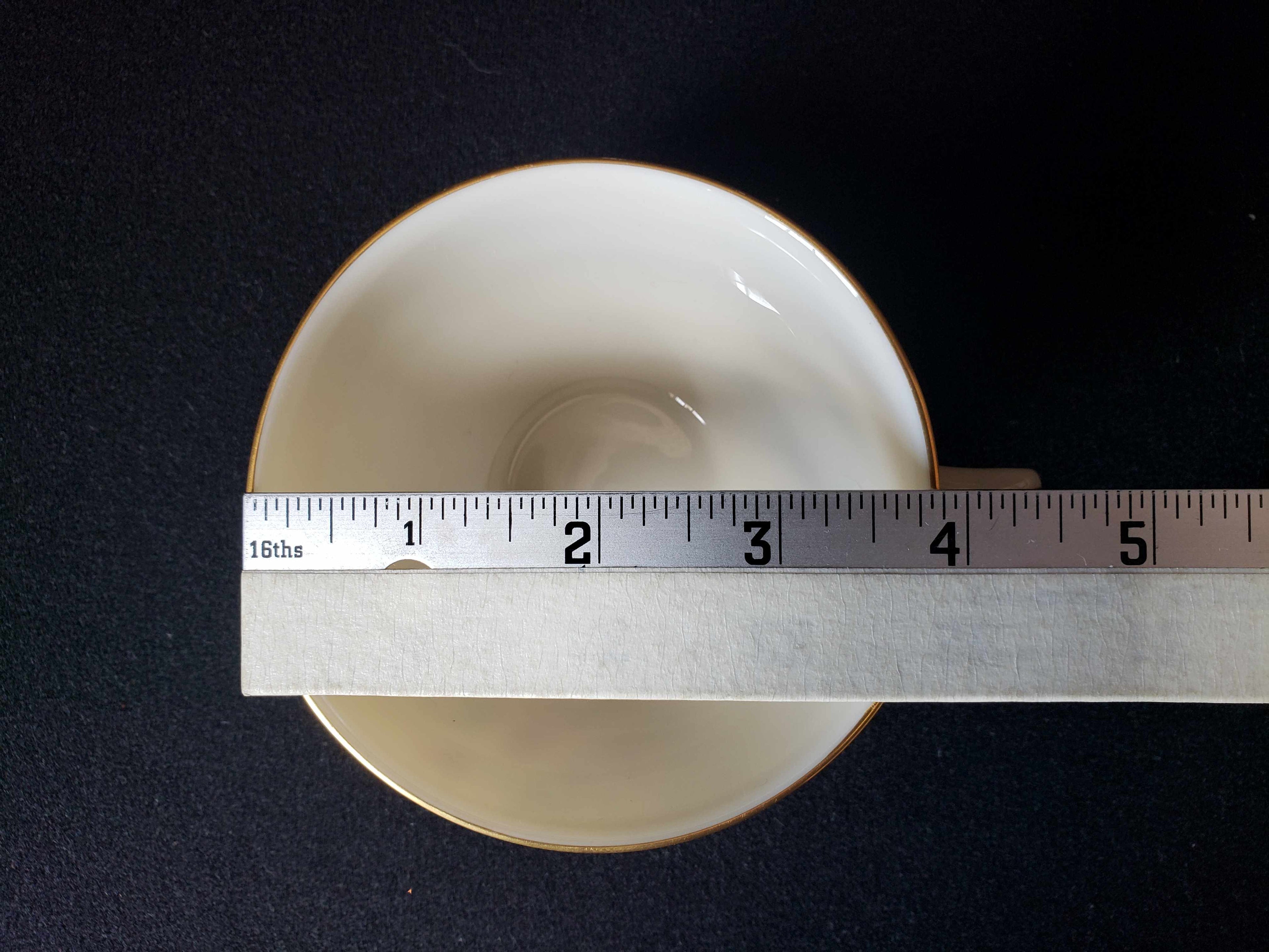 Vintage Lenox Peach Tree Tea Cup with Saucer (lot 1942)