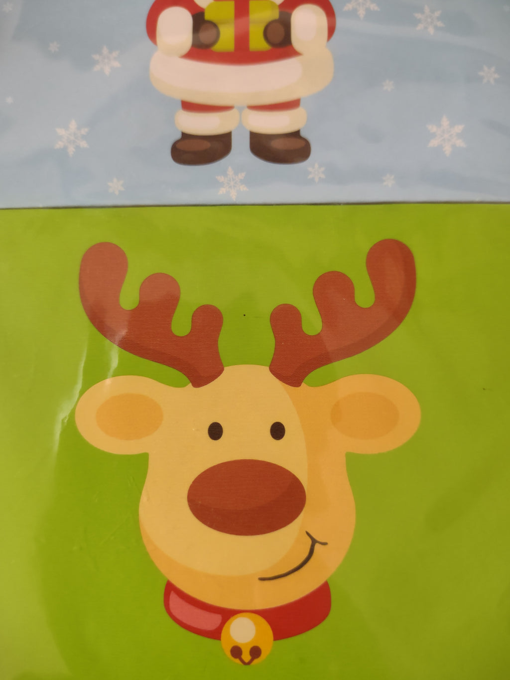 Christmas Gift Card Holders 10 Pkgs Of 4 Santa Reindeer Tree Cookie (Lot 4631)