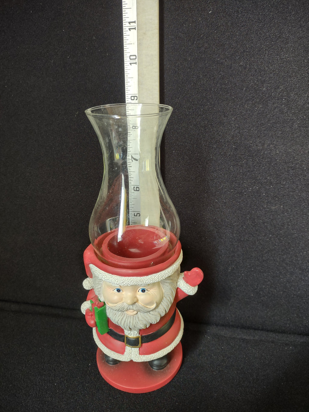 Christmas Mini Santa Tabletop Liquid Candle - NOT INCLUDED Lamp (lot 1517)