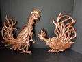 Vintage Syroco Kitchen Cottage Wall Roosters (lot 1771)