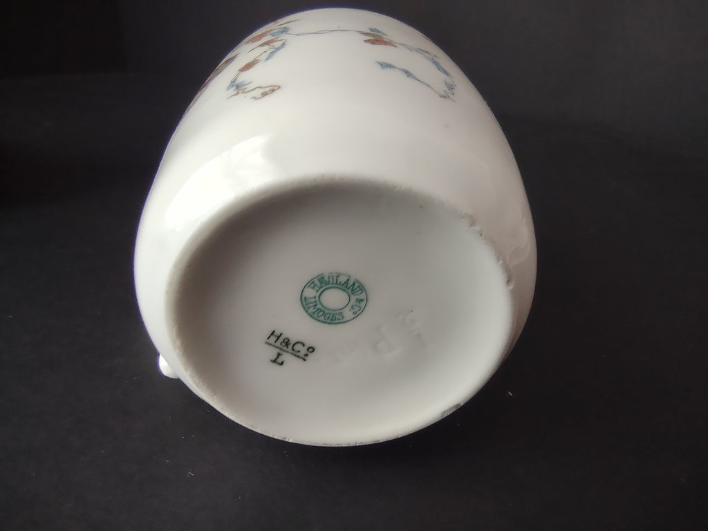 Depose Haviland Limoges Blue Flower Pitcher Creamer (lot 965)