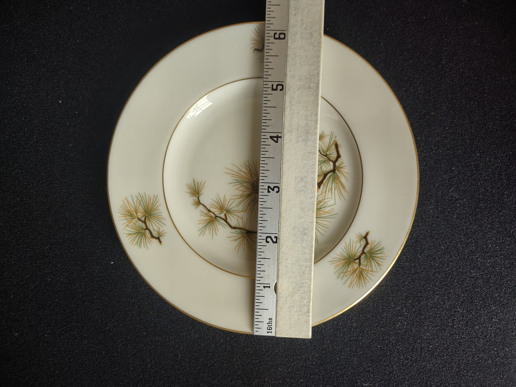 Vintage Lenox Pine W-331 Dessert or Bread Plate 6-1/4" (lot 1866)