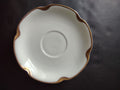 Haviland Limoges Silver Anniversary Gold Trim Saucer Plate 5-3/8" (lot 661)