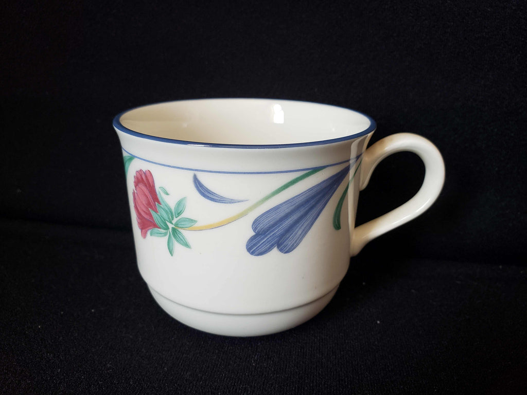 Vintage Lenox Tea Cup Gold Chinastone Poppies on Blue ONLY (lot 1948)