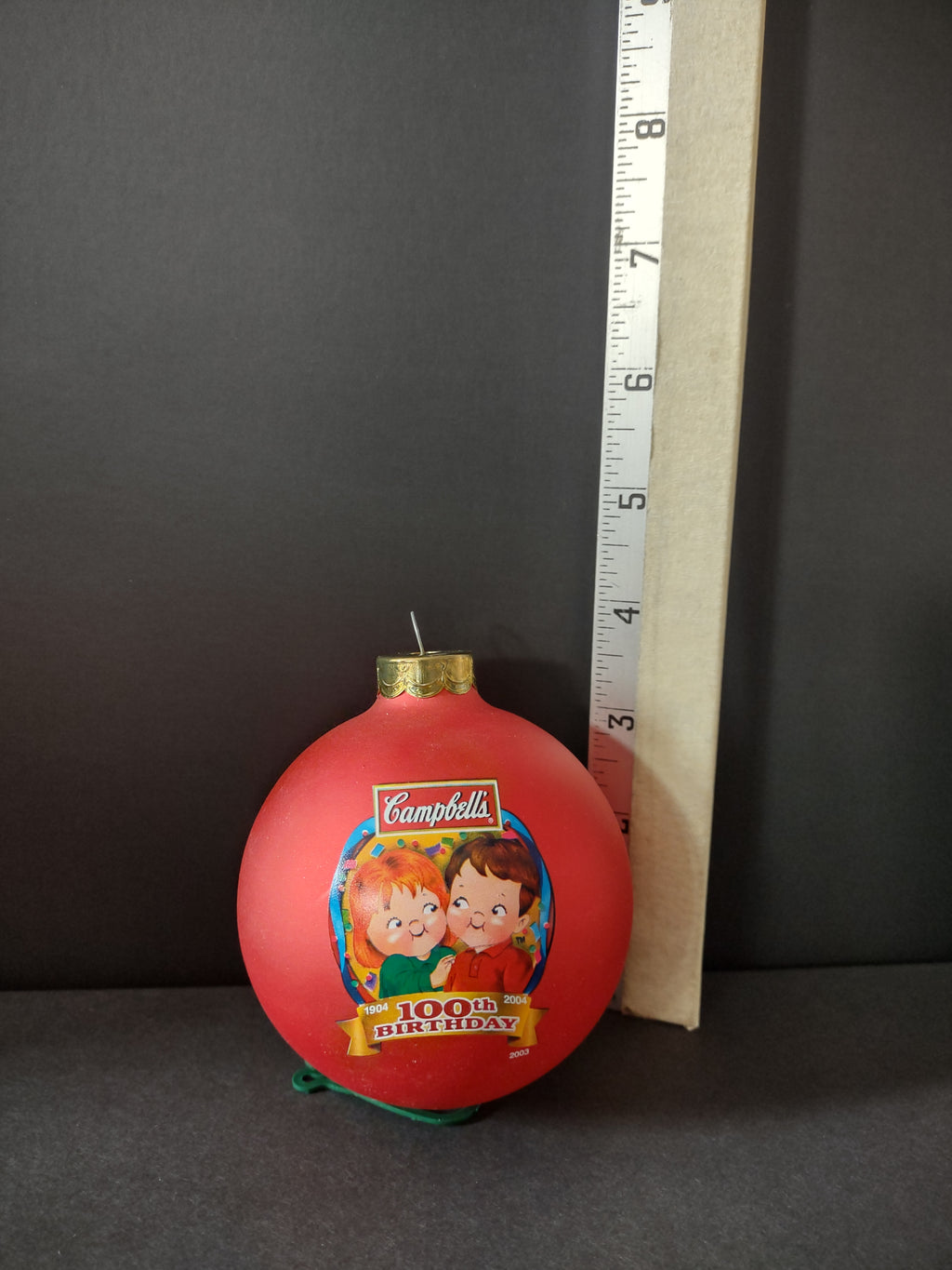 Vintage Christmas 2003 Campbells Red Collector Edition Ornament (Lot 4703)