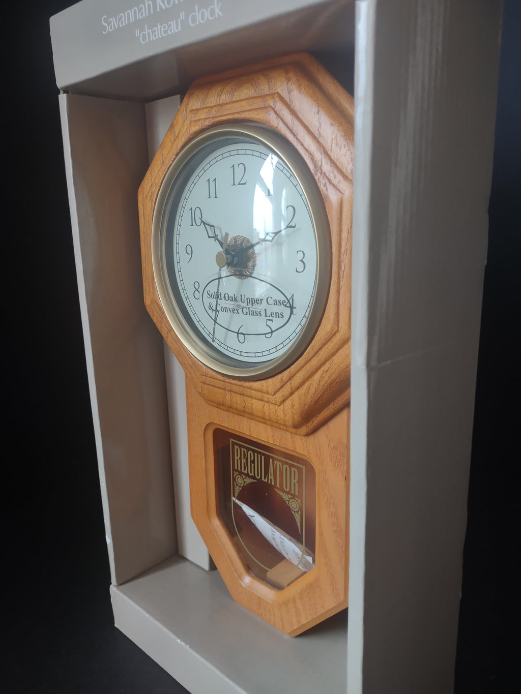 Sonoma Savannah Row Collection Chateau Wall Oak Clock (lot 2417)