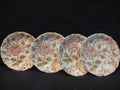 Vintage Saucer x 4 Rose Chintz Johnson Brothers Black Stamp England (lot 5697)