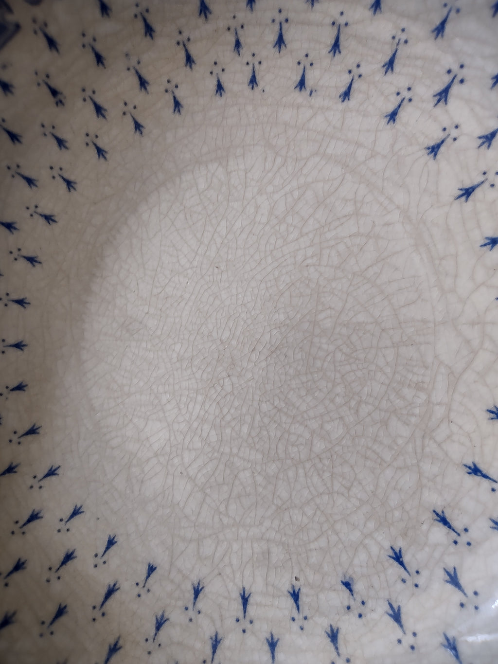 Vintage Copeland Spode Cereal Bowl Earthenware Blue Ermine Set Of 3 (Lot 5763)