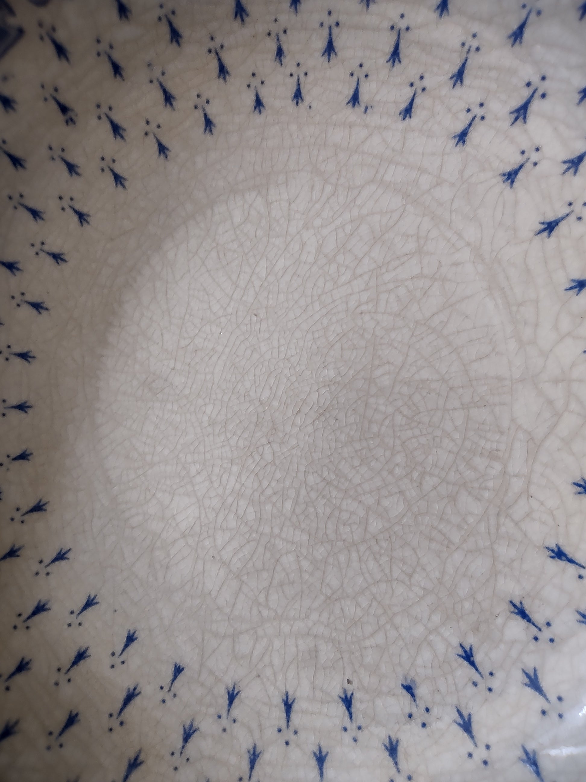 Vintage Copeland Spode Cereal Bowl Earthenware Blue Ermine Set Of 3 (Lot 5763)