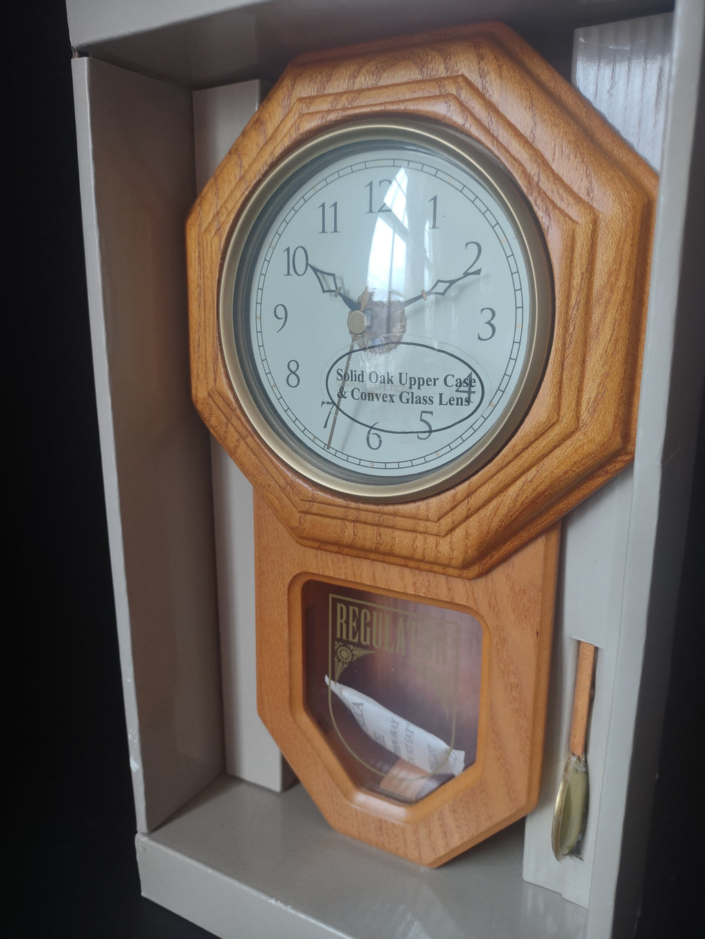 Sonoma Savannah Row Collection Chateau Wall Oak Clock (lot 2417)