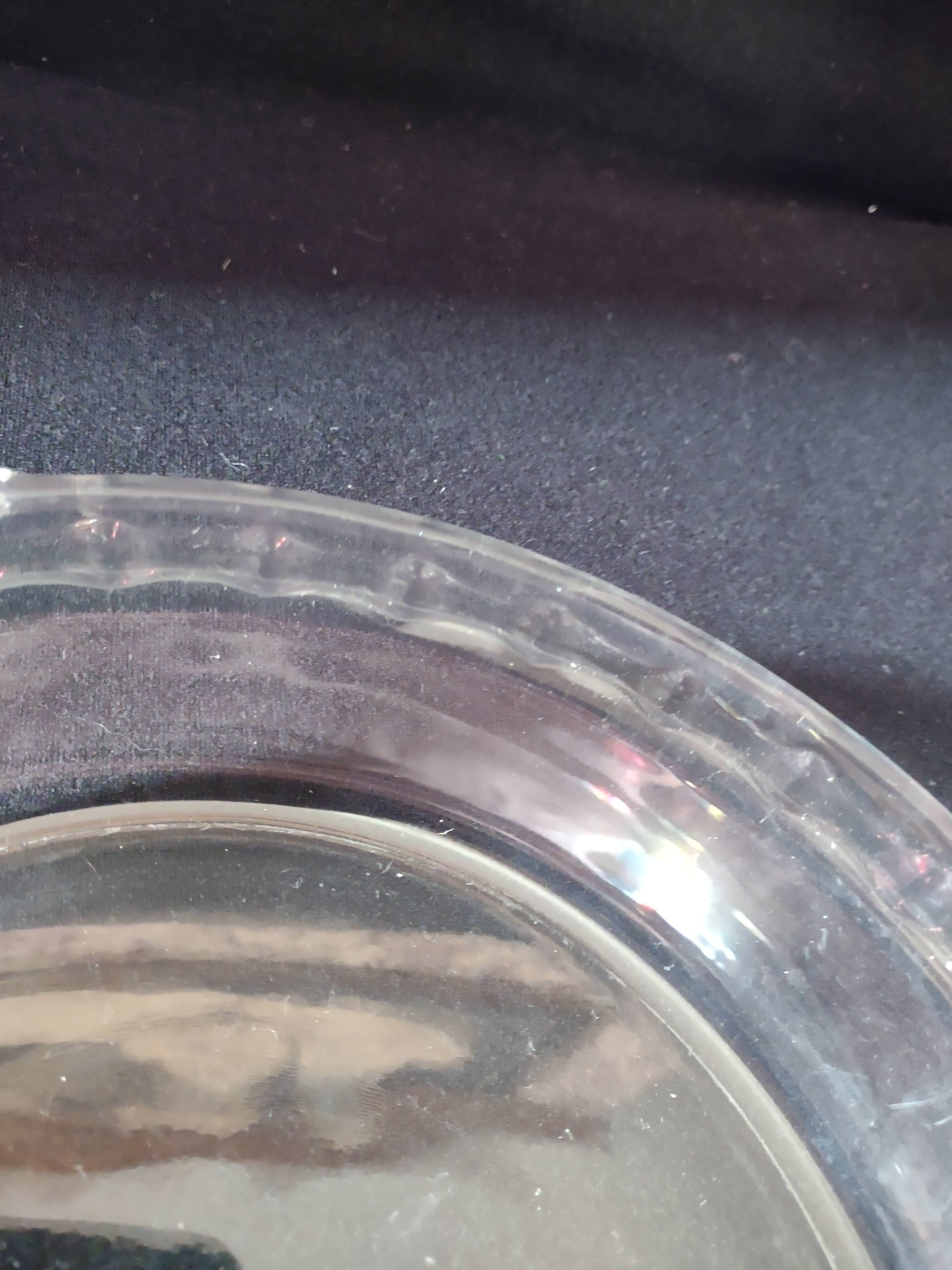 Vintage Pyrex 9" Clear Glass Pie Pans Set Of 2 (Lot 5041)