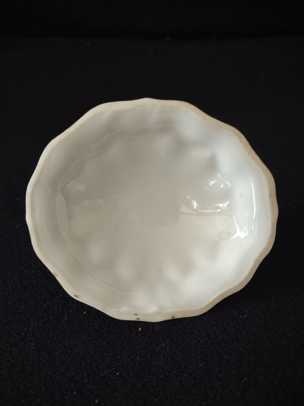 Vintage Limoges French Chic Sugar Bowl Red White Gold Pattern (Lot 3821)
