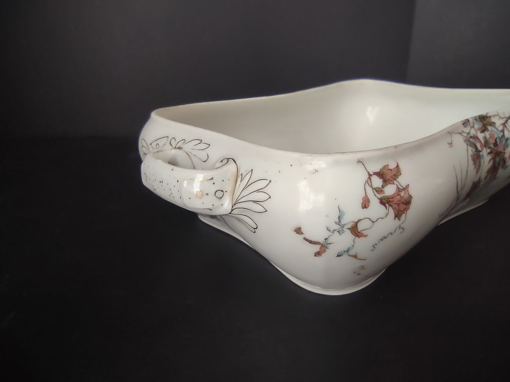 Depose Haviland Limoges Blue Flower Serving Bowl NO LID (lot 961)