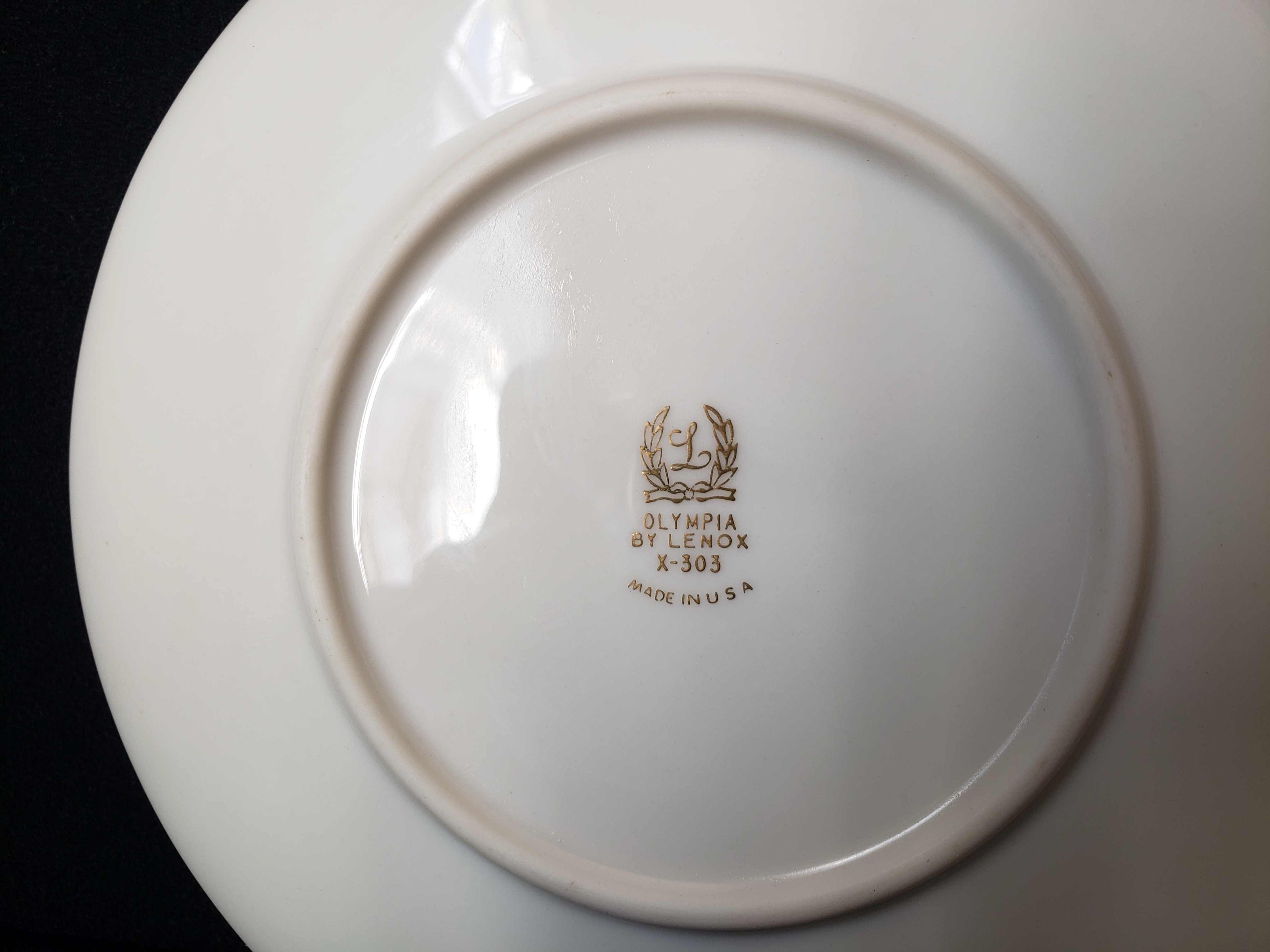 Vintage Lenox Olympia X-303 Bread or Dessert plate 6-1/2" (lot 1994)