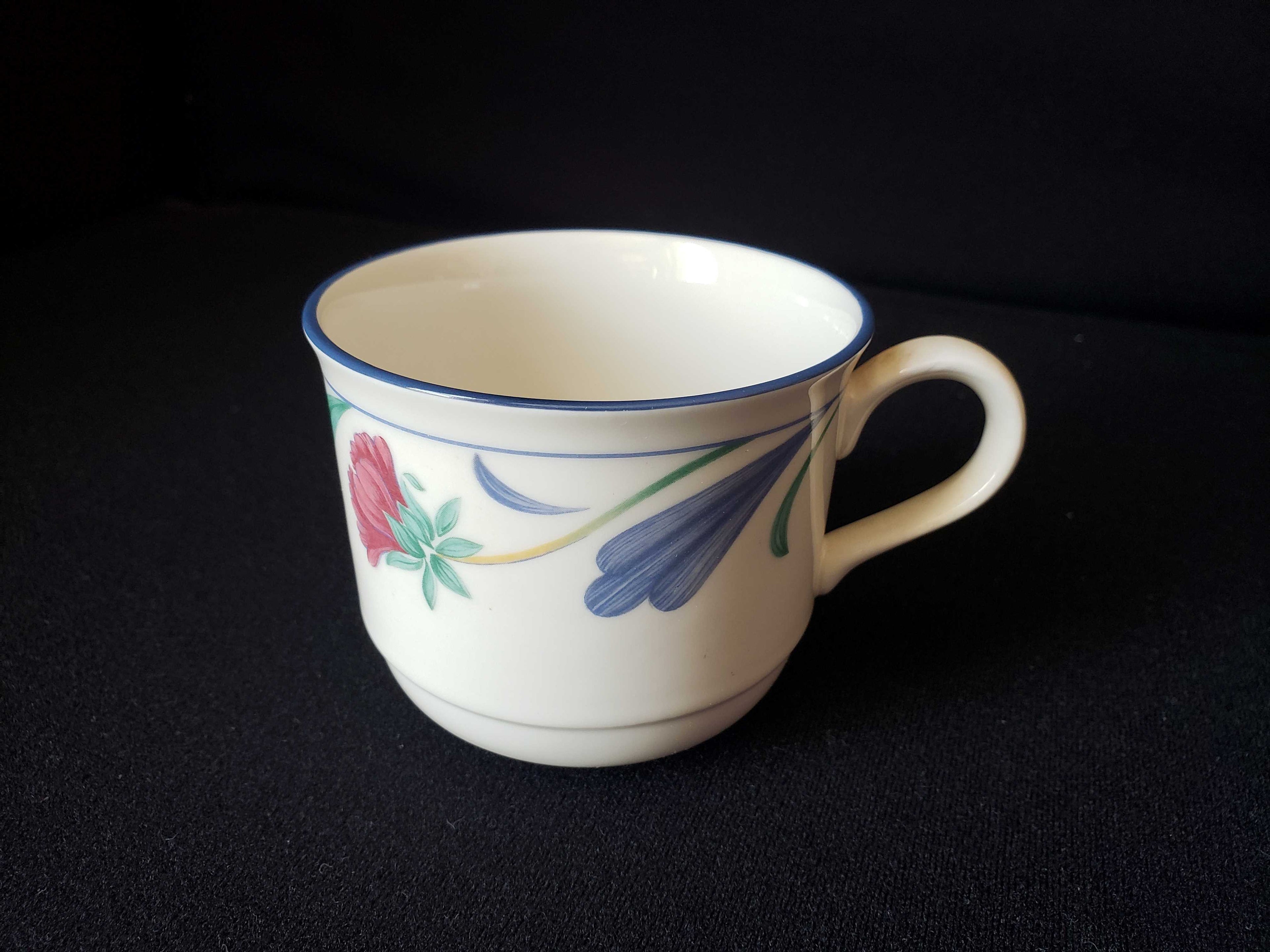 Vintage Lenox Tea Cup Gold Chinastone Poppies on Blue ONLY (lot 1948)