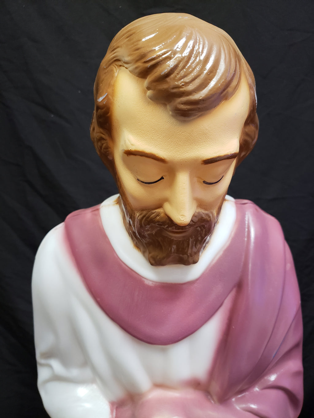 Vintage Christmas Nativity Outdoor Rose Joseph Blow Mold 28" (lot 2252)