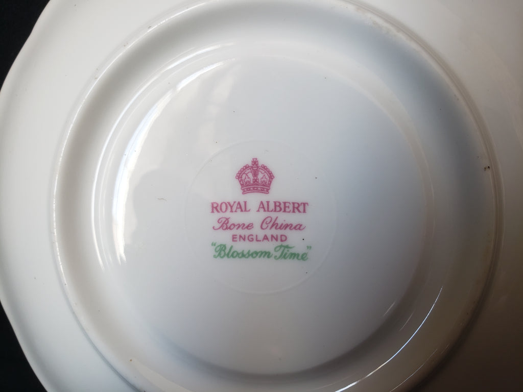 Vintage Royal Albert Bone China Blossom Time Saucer ONLY (lot 2021)