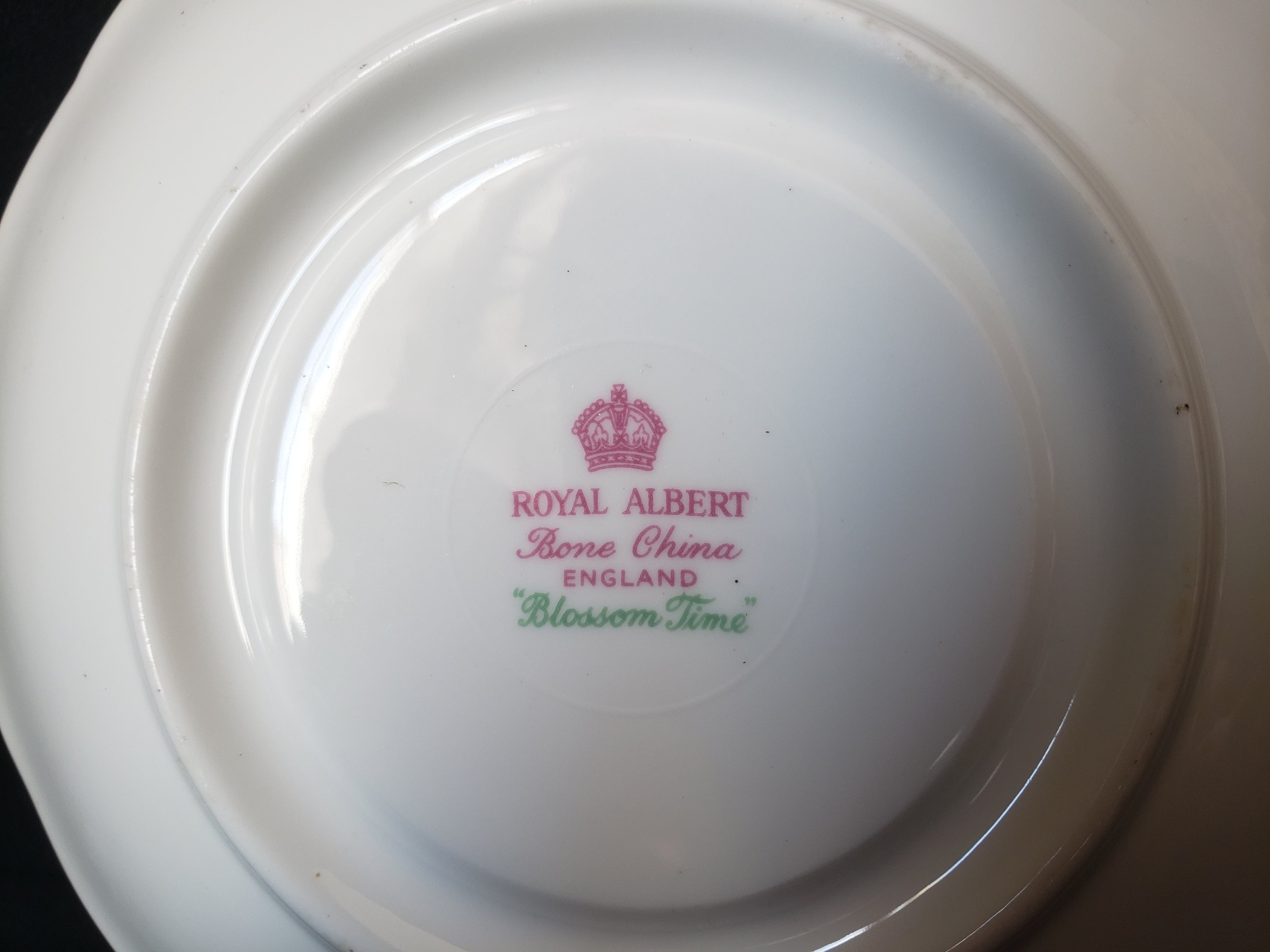 Vintage Royal Albert Bone China Blossom Time Saucer ONLY (lot 2021)