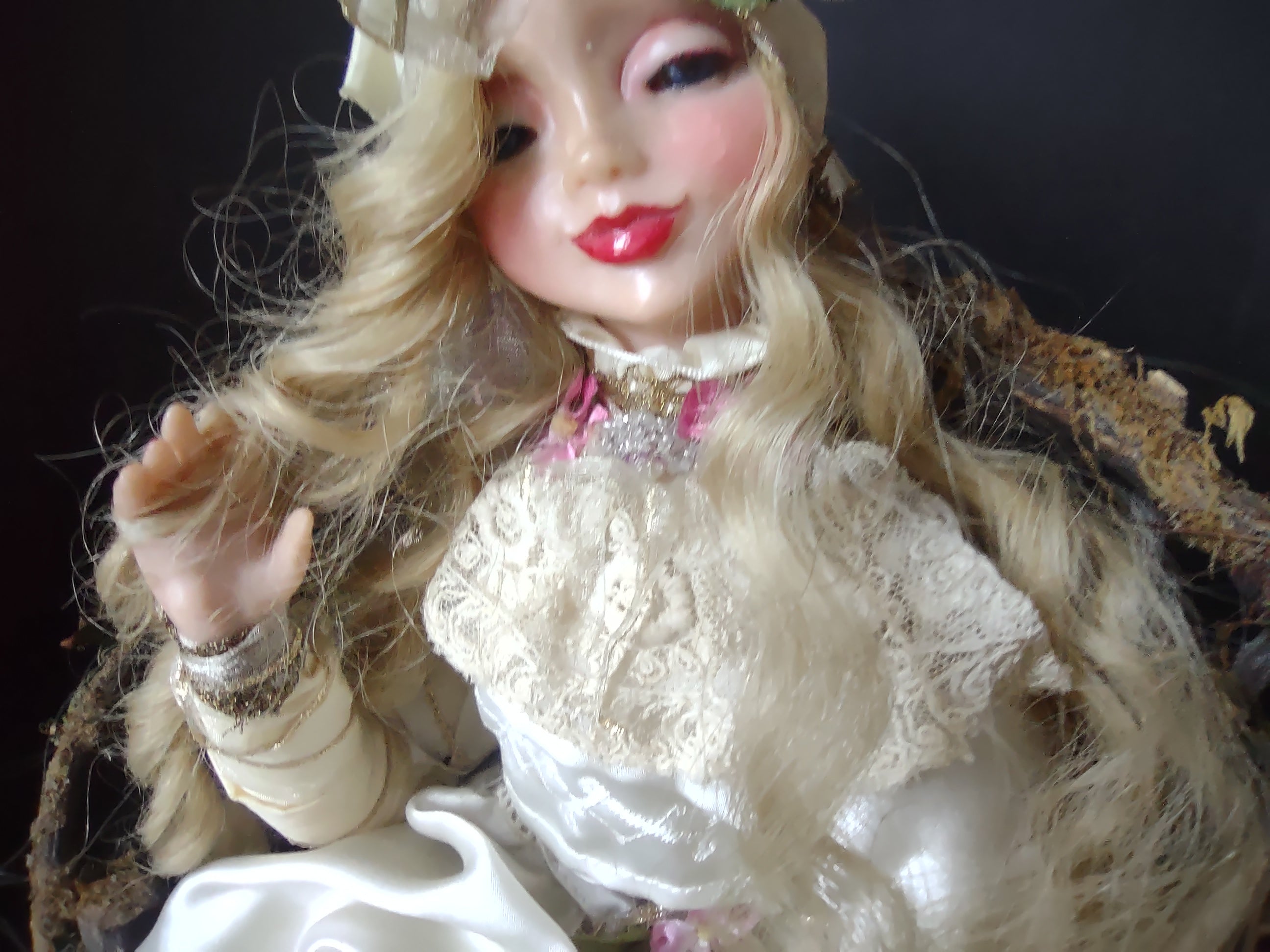 Vintage Marilyn Radzat Sculpture Fairy Princess Doll Lilly Signed (lot 2296)