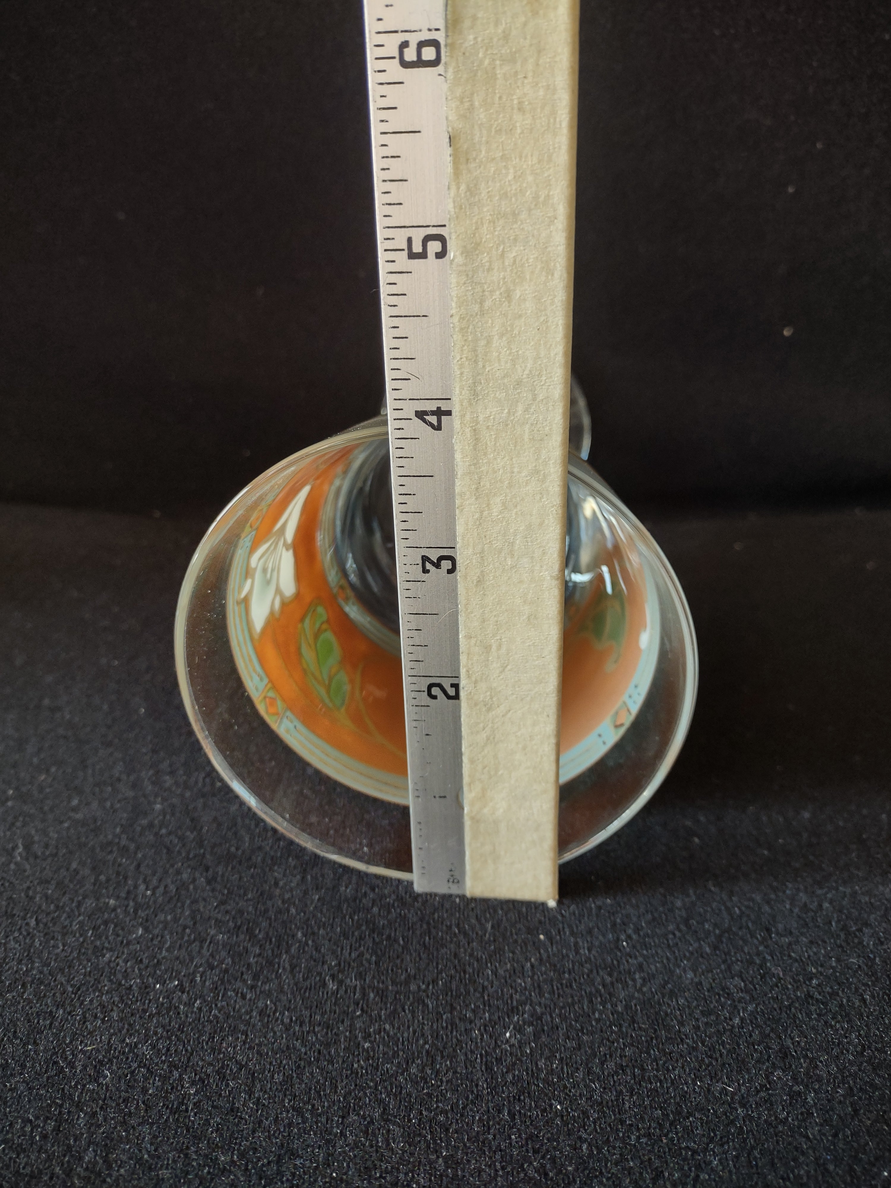 Vintage Pfaltzgraff USA Water Goblet Mission Flower (lot 5266)